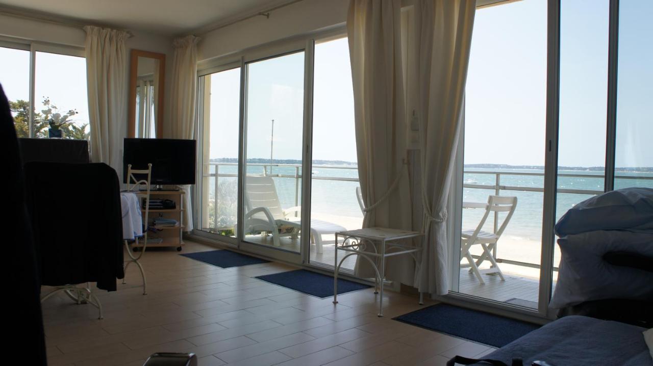 Appartement Arcachon Perreire Premiere Ligne Les Pieds Dans L Eau Vue Magnifique Sur Le Bassin エクステリア 写真