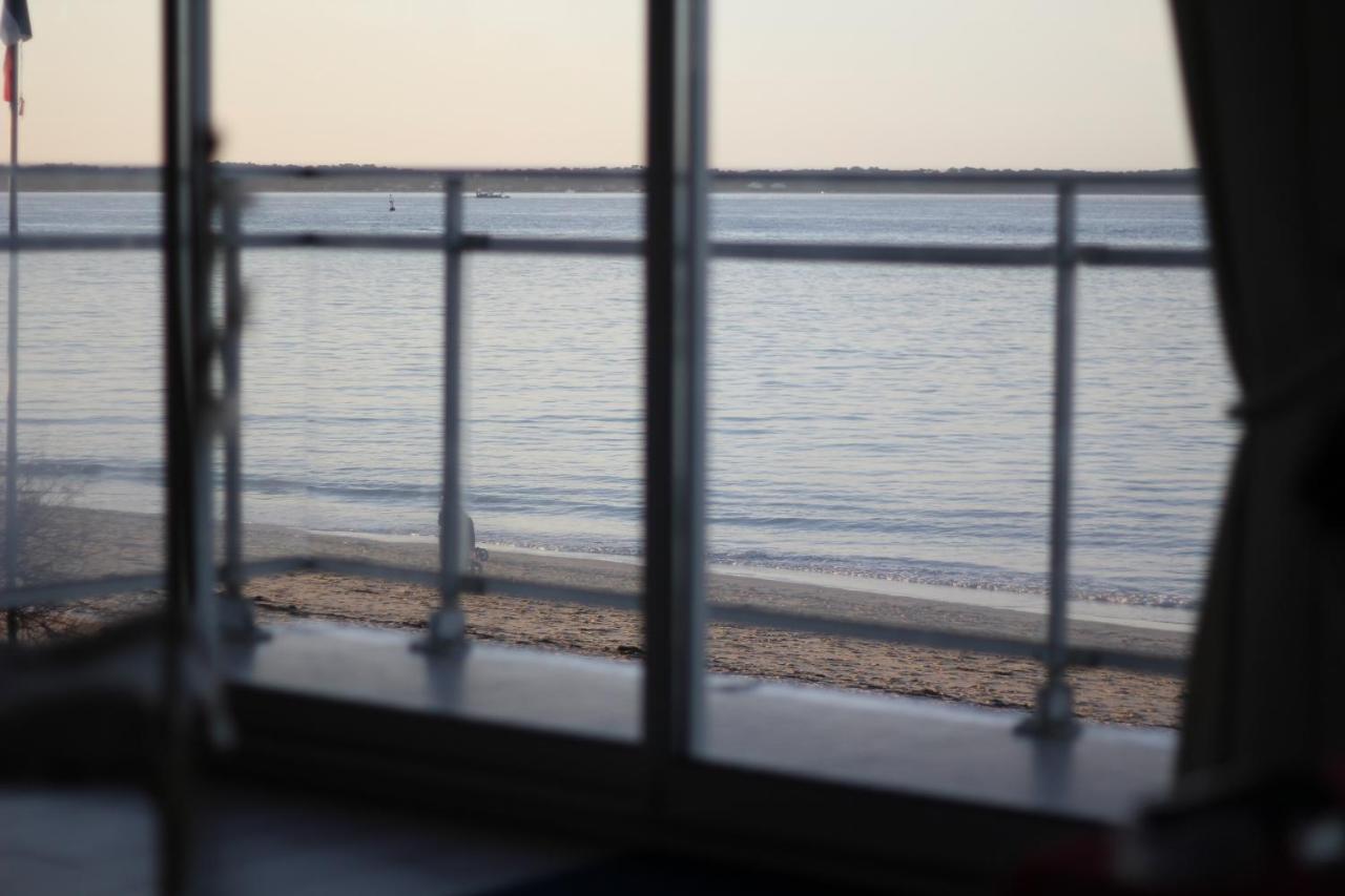 Appartement Arcachon Perreire Premiere Ligne Les Pieds Dans L Eau Vue Magnifique Sur Le Bassin エクステリア 写真